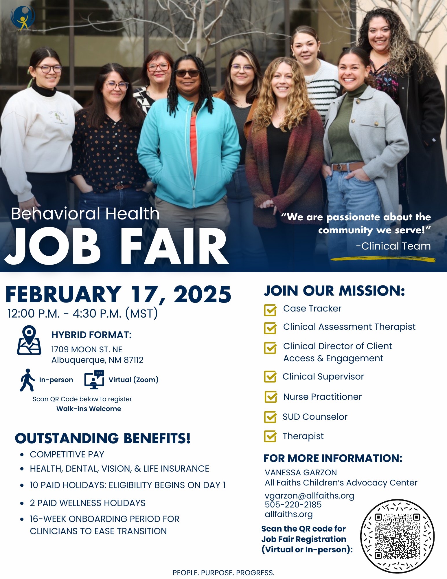 Job fair - photo clinical team